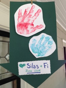 Dad's Day Handprint Sign 1